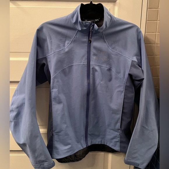 SOLD Arc'teryx Blue Gore Windstopper/Waterproof Shell Zip Women Jacket M 8-10 - Picture 3 of 12